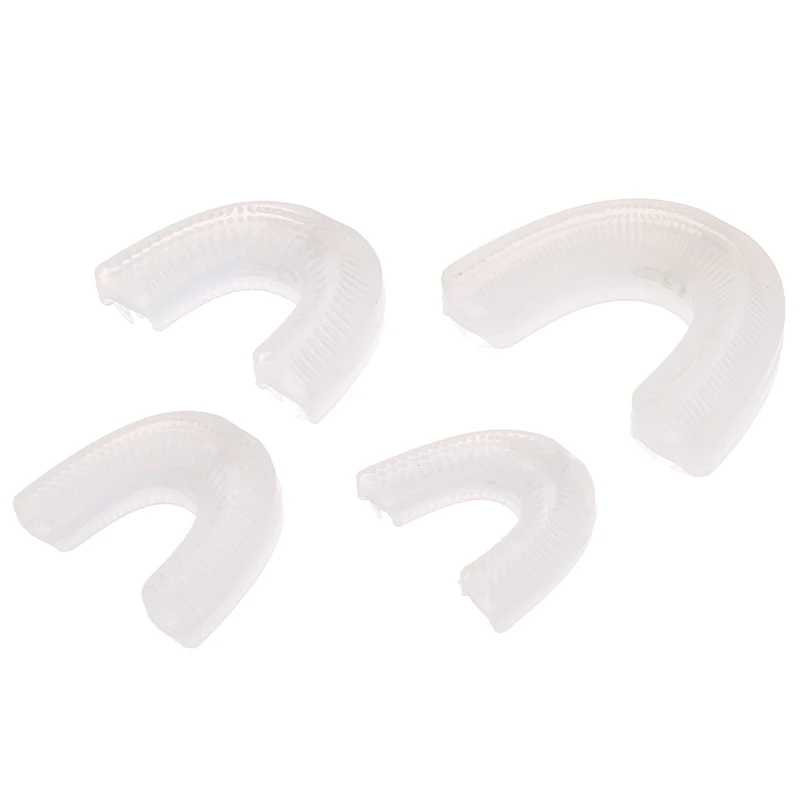 360 U Type Degree Automatic Electric Toothbrush Head Sonic Clean Replacement Toothbrush Heads USB Silicone Brush Teeth Heads