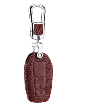 

luckeasy leather key cover for car key case wallet holder key holder key4y