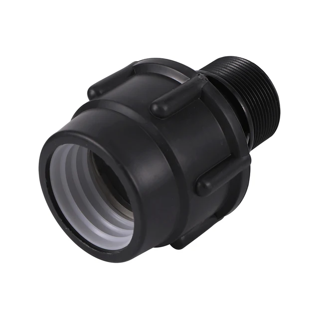 Fekete Pe Vízcsövek Egyenes Redukciós Tengelykapcsoló 20/25/32/40/50 Mm Pvc Csőszerelvények 1/2 "3/4" 1 "1" 1,2 "1,5" Férfi Szál Adapter - Image 3