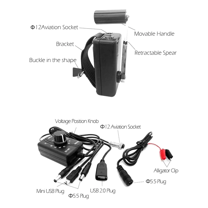 Hand Crank Generator High Power Charger for