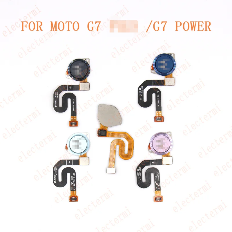 

G7 G7 POWER Home Finger Reader Fingerprint Read Touch ID Sensor Return Key Home Button Flex Cable For Moto rola Moto G7 G7 power