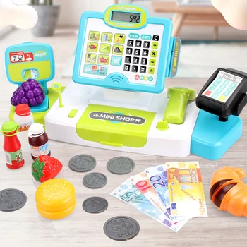 

Children Multi-function Emulational Supermarket Cash Register Kits Pretend & Play Toys for Kids Logical Thinking Ability Develop