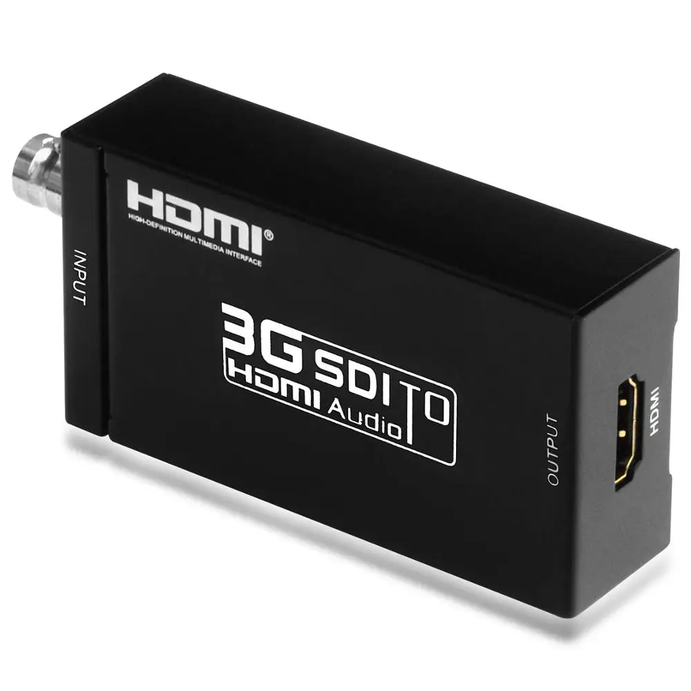 1080P Mini 3G SDI в HDMI конвертер с аудио для HD камеры видео мини коробка поддержкой SDI/3G/HD