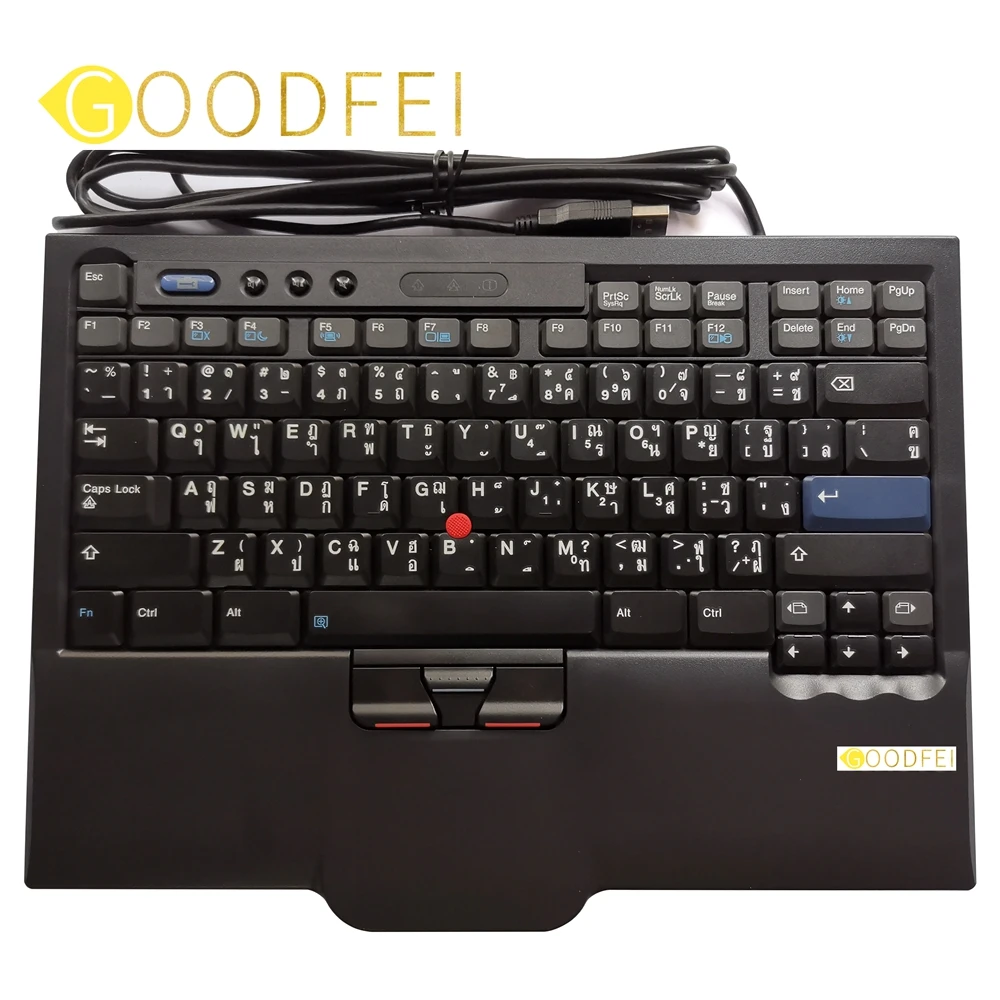 Оригинальный оригинальный для Lenovo ThinkPad 8845 SK8845 SK-8845CR UltraNav USB клавиатура