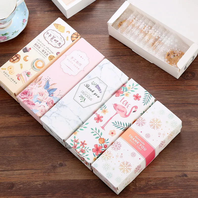 

20pcs Flower Wedding Candy Box Baby Shower Birthday Party Decoration Cookie Packing Box Multifunction Office Organizer