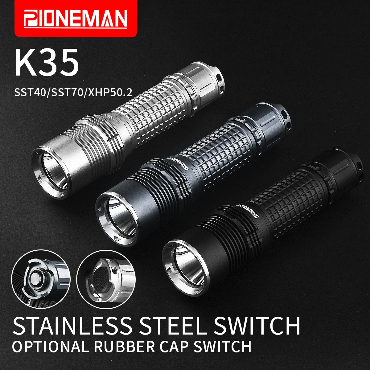 Pioneman K35 вспышка светильник сильный Новый практические дополнительный