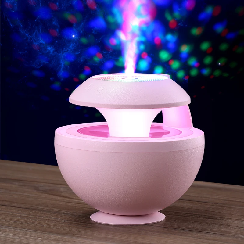 

Cool Mist Humidifier,7 LED Color Lighting Modes Projector 500ml Air Humidifier Desktop Aroma Diffuser Ultrasonic Mist maker LED