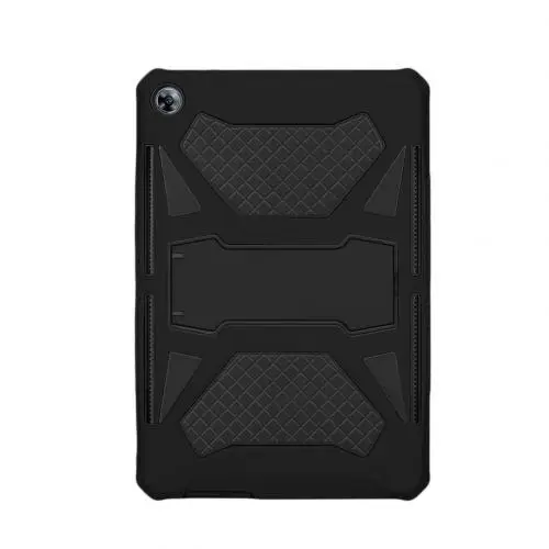 Противоударный ультра тонкий чехол для huawei MediaPad M5 10 планшет силиконовая подставка защитный чехол для huawei Mediapad M510 чехол - Цвет: Черный
