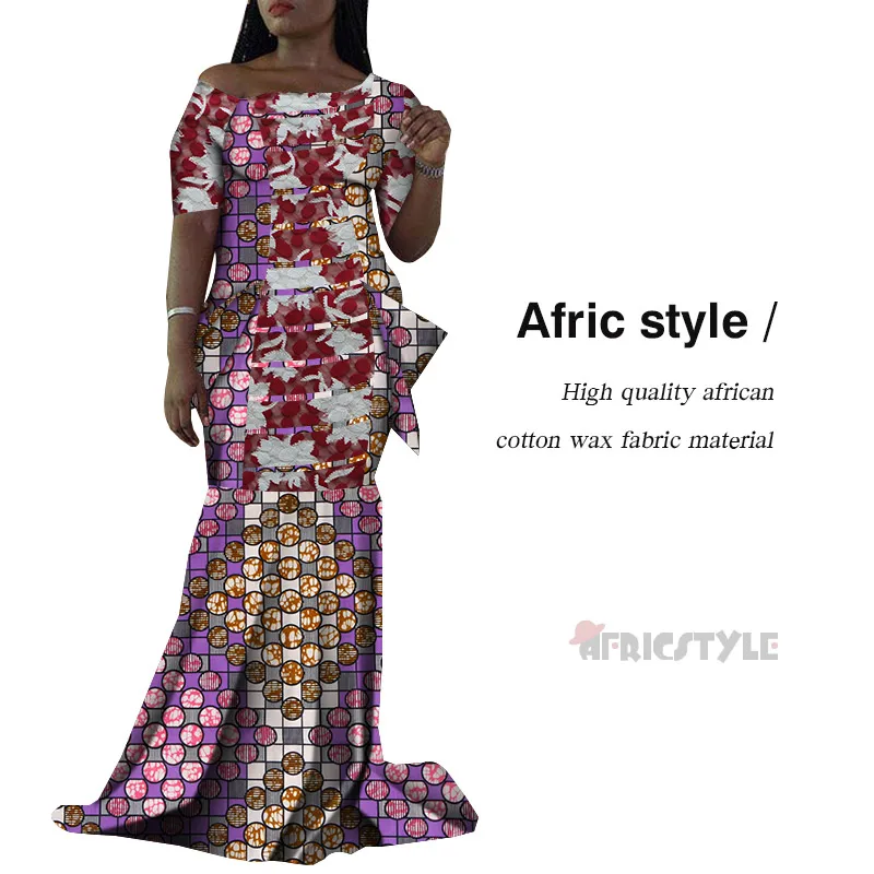 Nuevo baunin Riche estampado AnkaraDresses ropa Africana vestidos largos de retazos de talla grande Dashiki vestidos africanos pa - Цвет: 9