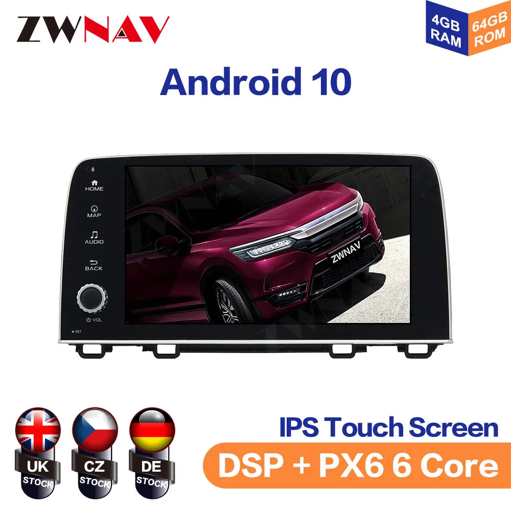 

Android 10 IPS Screen For Honda CRV 2017 Car Multimedia Player Navigation Audio Radio Stereo Head Unit Gps 1 din auto