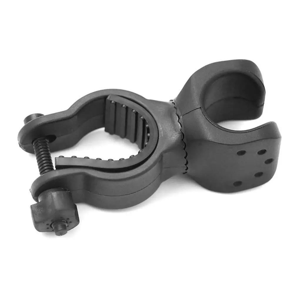 360 Degree Rotation Bicycle Headlight Holder MTB Road Bike Cycling Bike Front Light Mount Bracket Clip Flashlight Rack