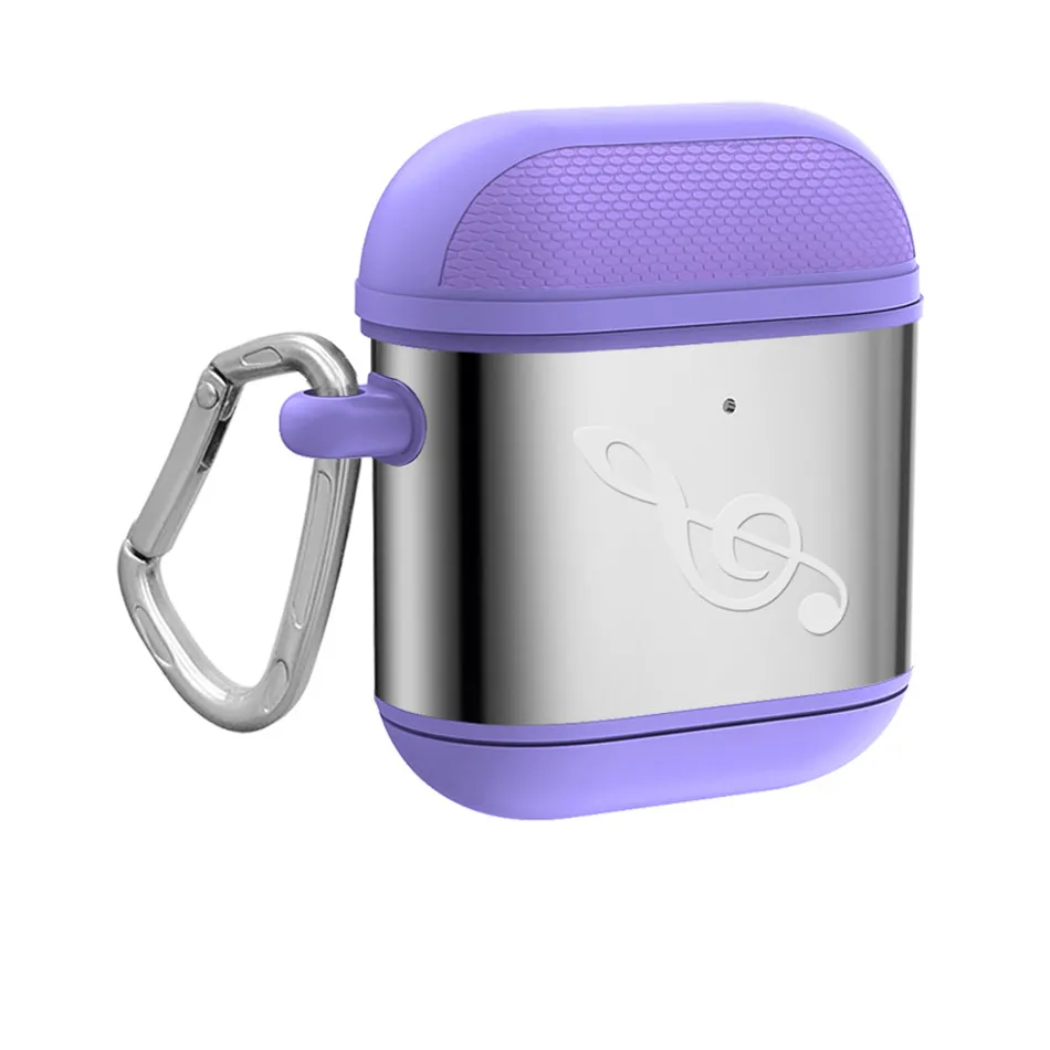 A16 Защитный чехол для Airpods, жесткий корпус для наушников Apple Airpods 1 2, гальванический защитный чехол, оболочка, Капа - Цвет: A16