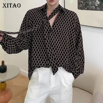

XITAO Vintage Striped Blouse Fashion New Women 2020 Spring Full Sleeve Single Breast Casuals Style Loose Minority Shirt ZLL4938