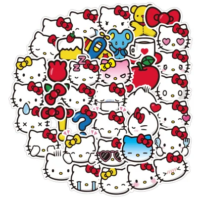 Наклейки Симпатичные вещи Sabrio Hello kitty наклейки 40 шт. Дневник Журнал наклейки девушка наклейки на ноутбук багаж Macbook Pad