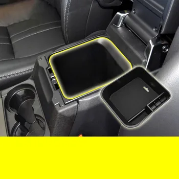 

Without refrigerator style Central armrest box Center Console Storage Box Cover garbage Accessories for LAND-ROVER DISCOVERY 4