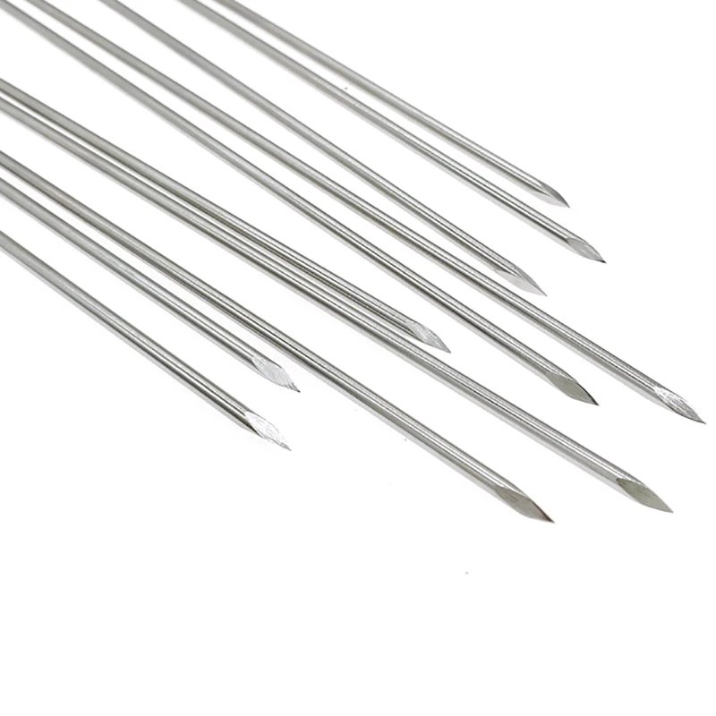 10Pcs/Bag Professional Stainless Steel Double-ended Kirschner Wires Bone Traction Needle Veterinary Pet Orthopedics Instrument