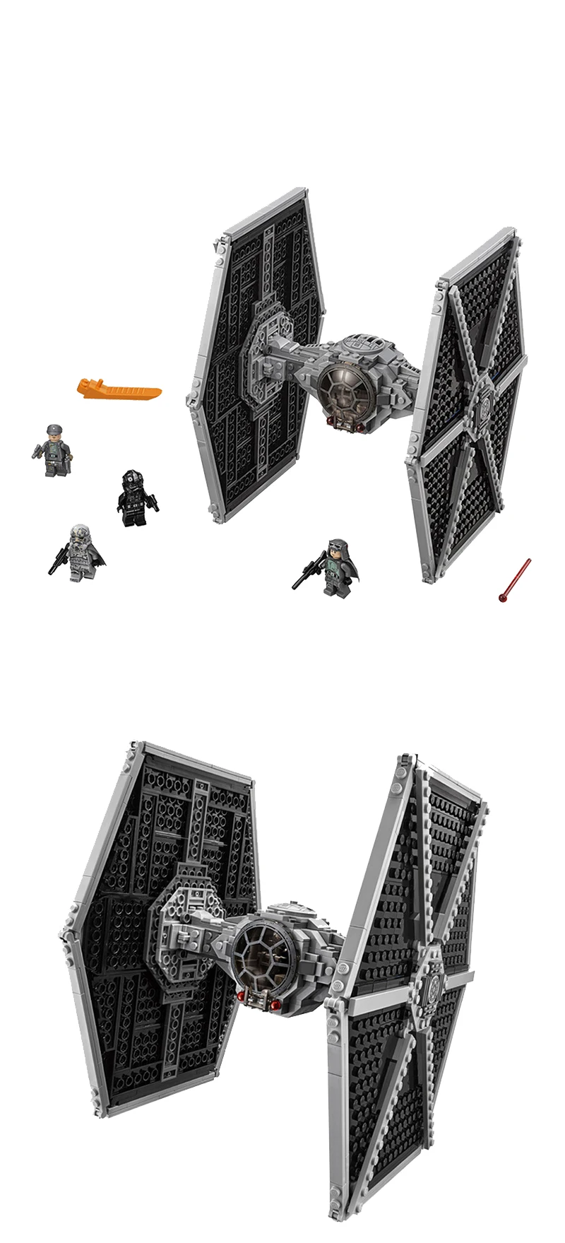 Comprar 10900 Series Star Wars Imperial TIE Fighter bloques de construcción icónico ataque artesanal Compatible con Legoinglys juguetes para niños