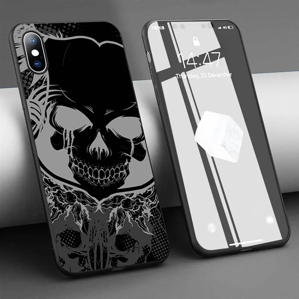 Coque Y череп с демоном Calavera чехлы для мобильного телефона из мягкого силикона чехол