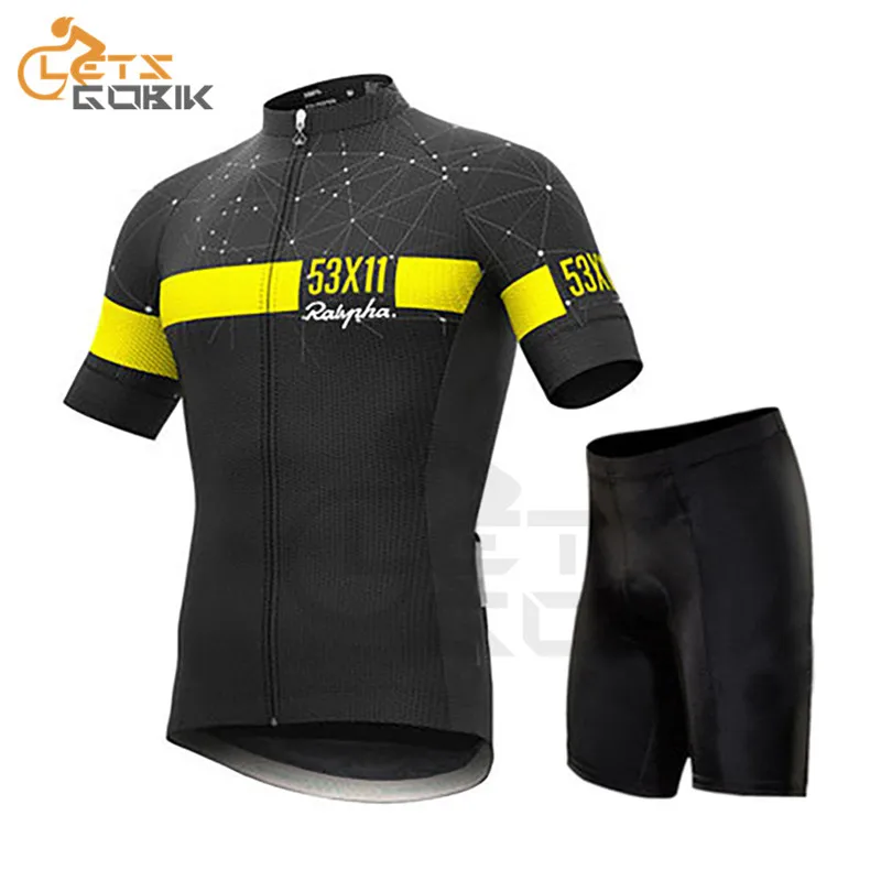 Ropa Ciclismo Hombre велосипедная одежда Pro короткий рукав Велоспорт Джерси дышащие летние шорты-комбинезон с для велоспорта велосипедные наборы