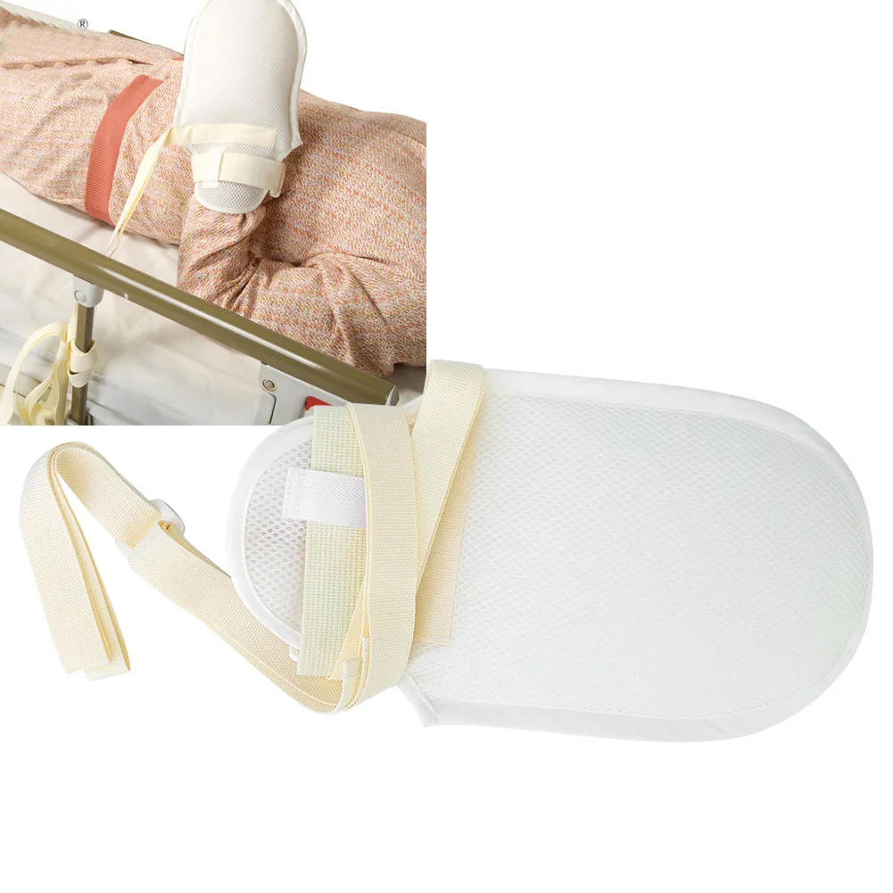 2 типа прикроватные перчатки для пожилых людей с защитой от царапин предотвращают лежа в кровати больные Бессонные перчатки для ухода за собой