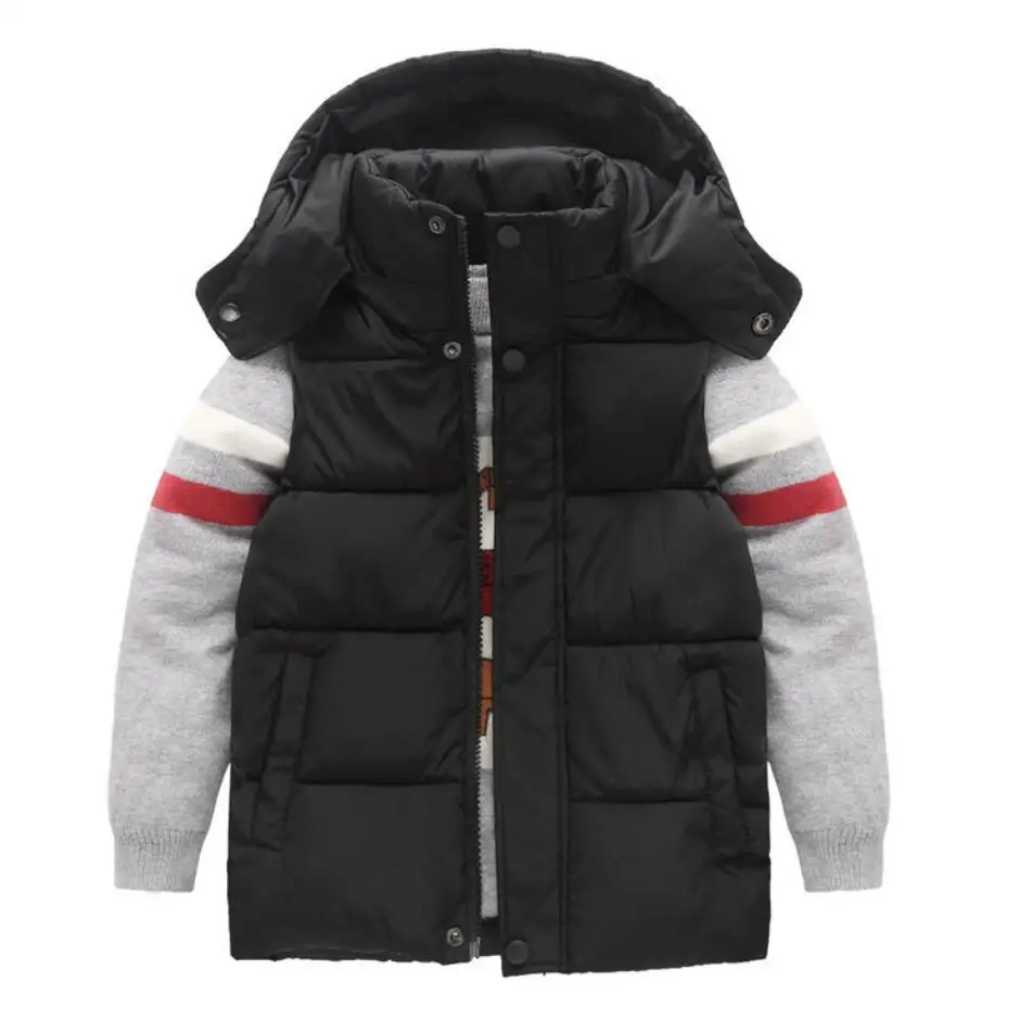 Kids Vest Kids Winter Outerwear Girls Boys Hooded Vests Children&rsquo;s School Clothes Parent-Child Winter Baby Kids Waistcoat Outerwear Warm Jacket