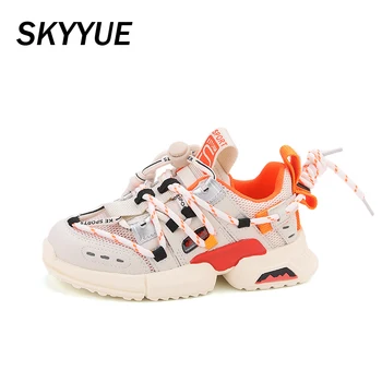 

2020 Kids Sport Sneakers Children Slip On Casual Sneakers Boys Brand Running Shoes Baby Girls Mesh Sneakers Trainers Spring New