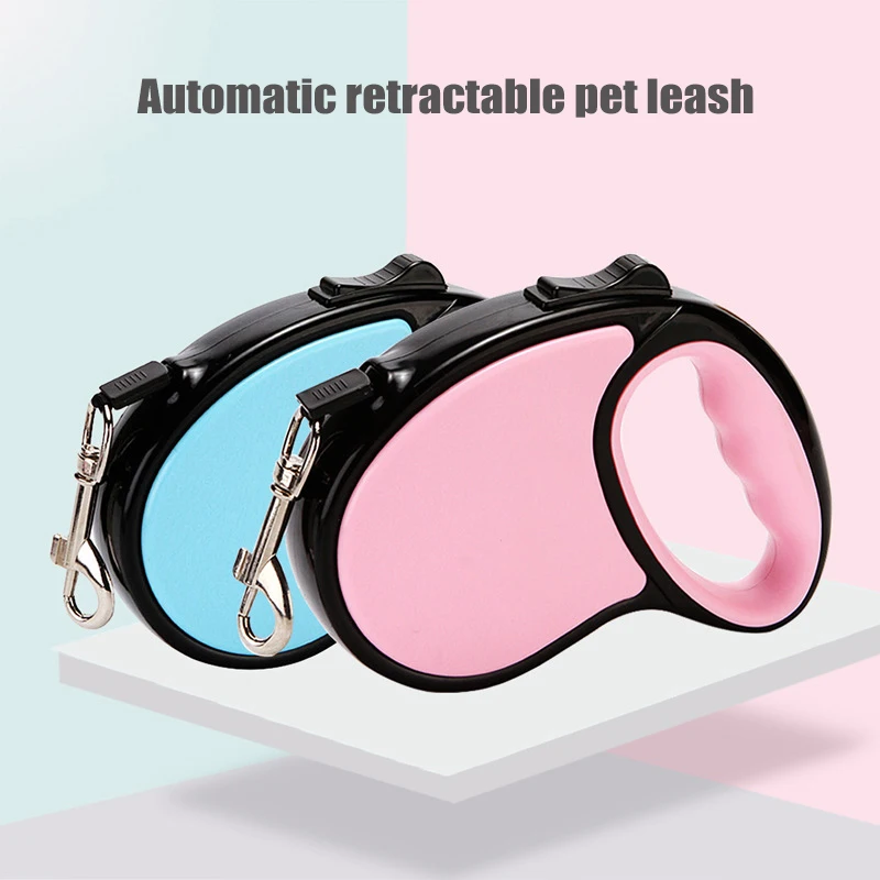 

Nylon Automatic Retractable Walking Dog Traction Leash Adjustable Extend Length Rope For Puppy Pet Training Durable Belt