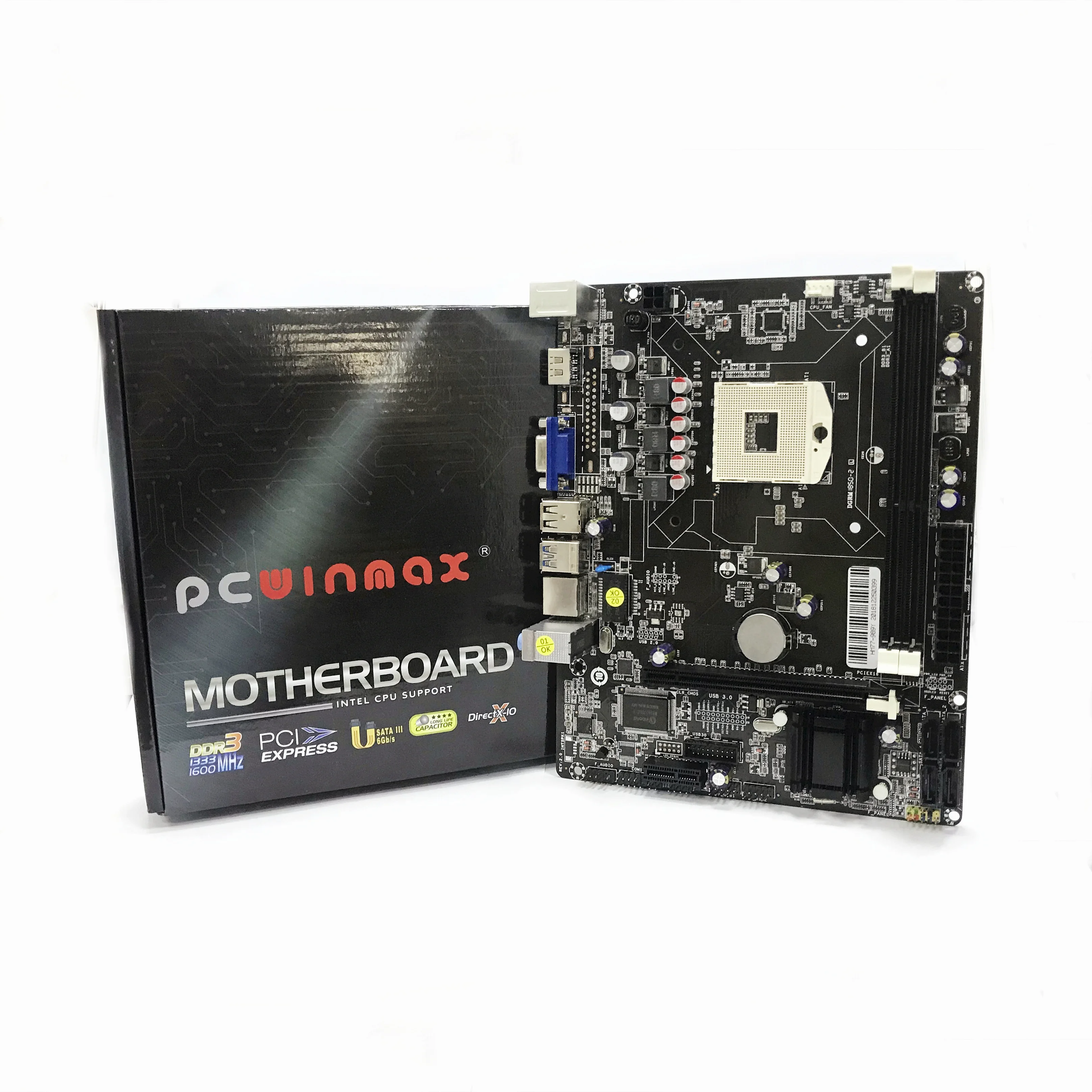 PCWINMAX HM77or HM76 DDR3 socket PGA989 процессор Intel i3 i5 i7 серии 2/3 поколения процессор Micro-ATX материнская плата