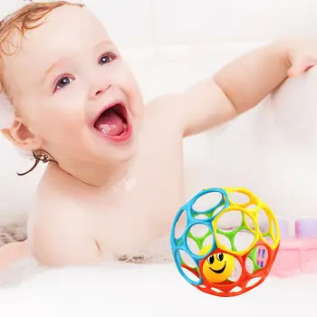 Baby Ball Infant Toy - Educational Rattle Toy For 6 Month Old Easy-Grasp Interactive Tummy Time Baby Toy For Indoor Outdoor Boys 5