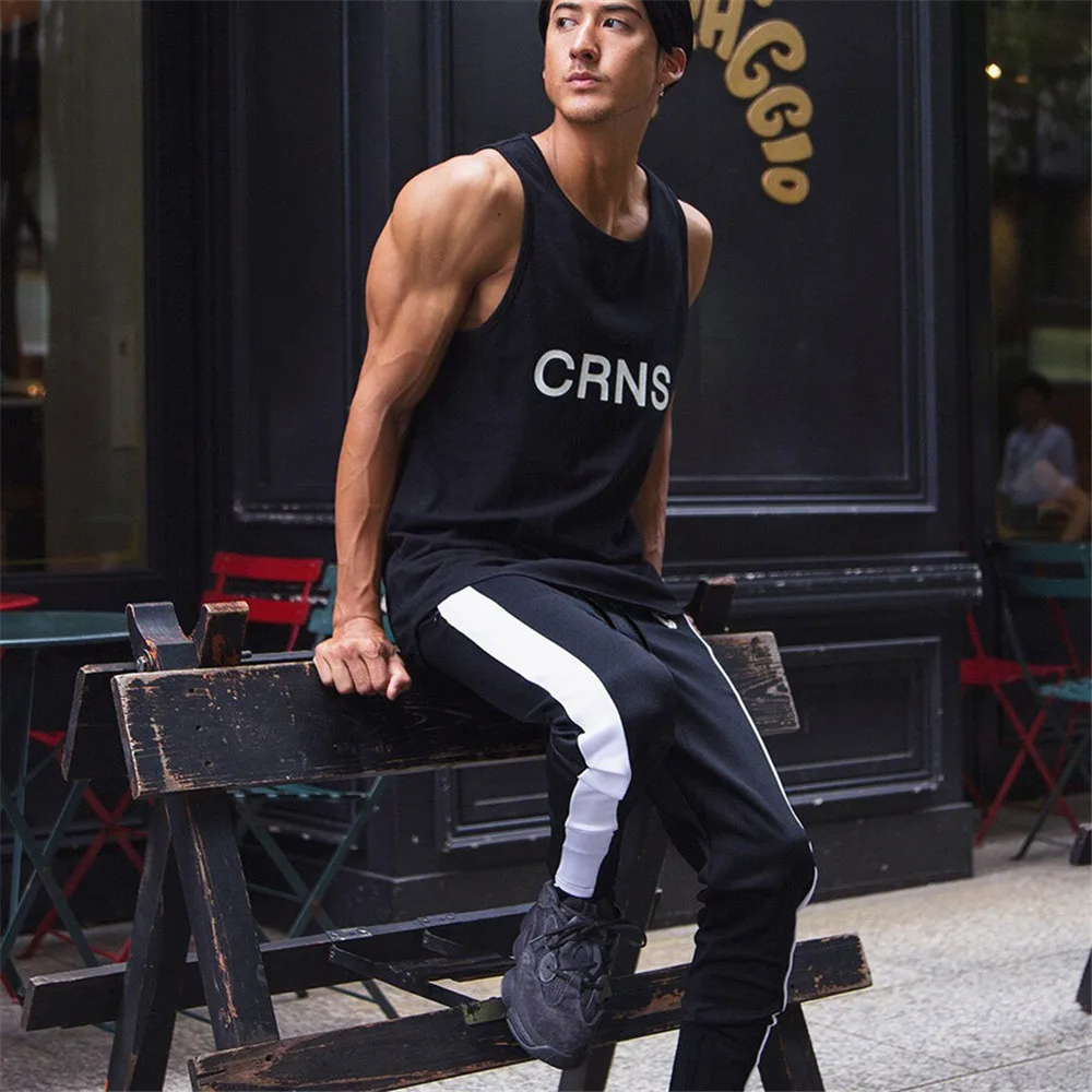 Joggers Sweatpants Autumn New Men Running Sports Skinny Pants Gym Fitness Training Trousers Male Sportswear Cotton Track Pants