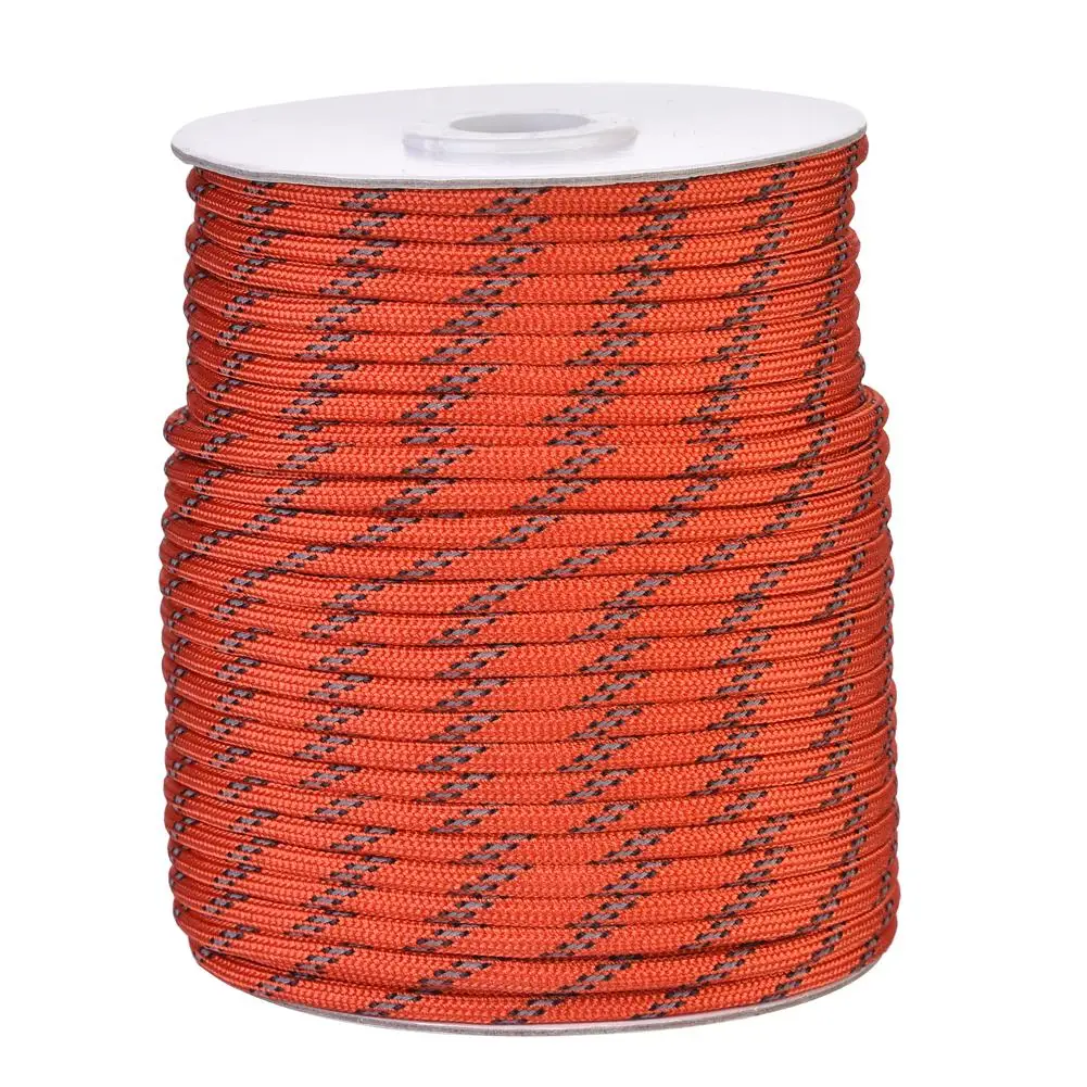 

5MM Diameter 20/30/50m Reflective String Windproof Tent Rope Guy Line For Camping Tent Camping Rope Reflective Guy Ropes For Ten