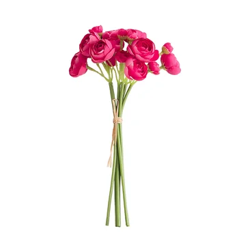 

2pcs 28cm Mini Simulation Bouquet Of Roses Upscale Wedding Ceremony Bride Hand Tied Bouquet The Symbol Of Love Lure Of Purple