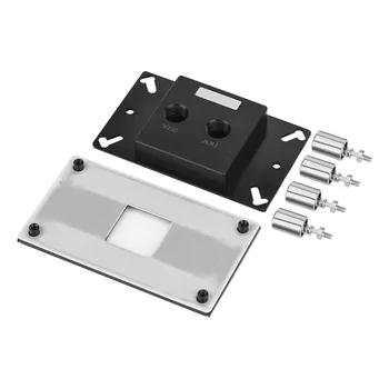 

Computer CPU Water Cooling Block Jet Type Copper Base Waterblock Heat Dissipation for AM2 / AM3 / AM2+ / AM3+ / AM4 CPU