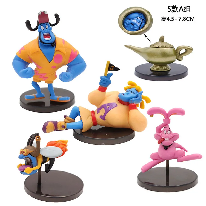 Виниловые фигурки героев мультфильмов Disney Аладдин волшебная лампа Джин игрушки