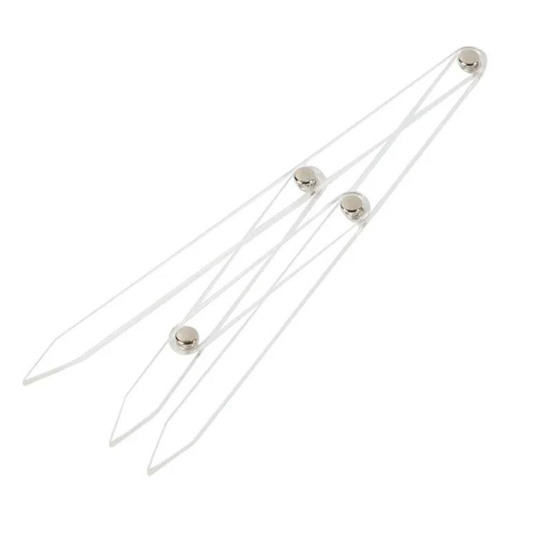 아크릴 눈썹 눈금자 영구 화장 눈썹 쉐이핑 스텐실 눈금자 영구 화장 비율 측정..