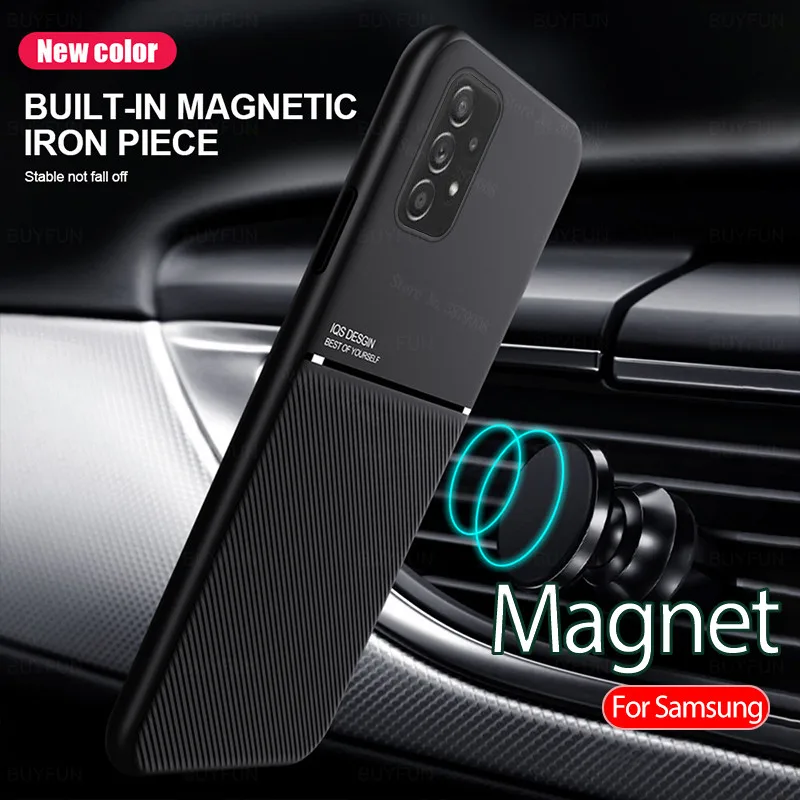 Leather Magnetic Phone Case - Soft, Protective, Shockproof Cover