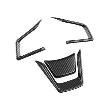 

ABS Carbon Fiber Steering Wheel Switch Trims Cover for Subaru Forester Crosstrek XV 2018-2020