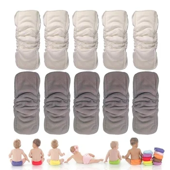 

Reusable Bamboo Cotton Insert Baby Cloth Diaper Mat 5 Layers Bamboo Charcoal Nappy Inserts Changing Liners Cotton Insert