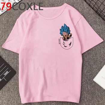 

New Dragon Ball Z Harajuku Anime T Shirts Men Super Saiyan Funny Cartoon T-shirts Japanese Son Goku Tshirt Fashion Top Tees Male