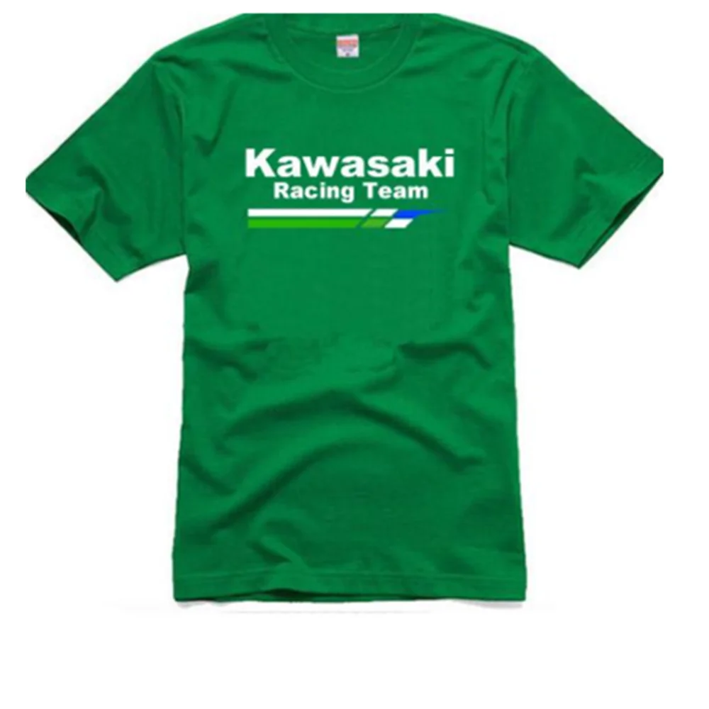 Kawasaki футболка с коротким рукавом, футболка для мотокросса, одежда для езды на мотоцикле, Спортивная футболка Mx, мужские спортивные футболки