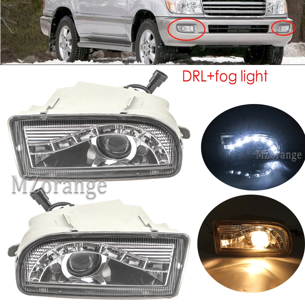 СВЕТОДИОДНЫЙ DRL Противотуманные светильник s для TOYOTA LAND CRUISER 100 1998 2008 4700 LC100 UZJ100 FZJ100