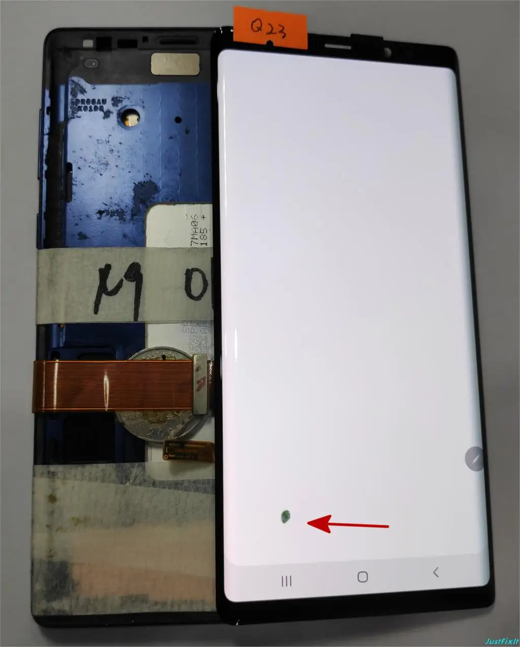 Q23 Для samsung Galaxy Note 9 N960 N960F N960D N960DS дефект ЖК-дисплей кодирующий преобразователь сенсорного экрана в сборе Super Amoled - Цвет: Q23