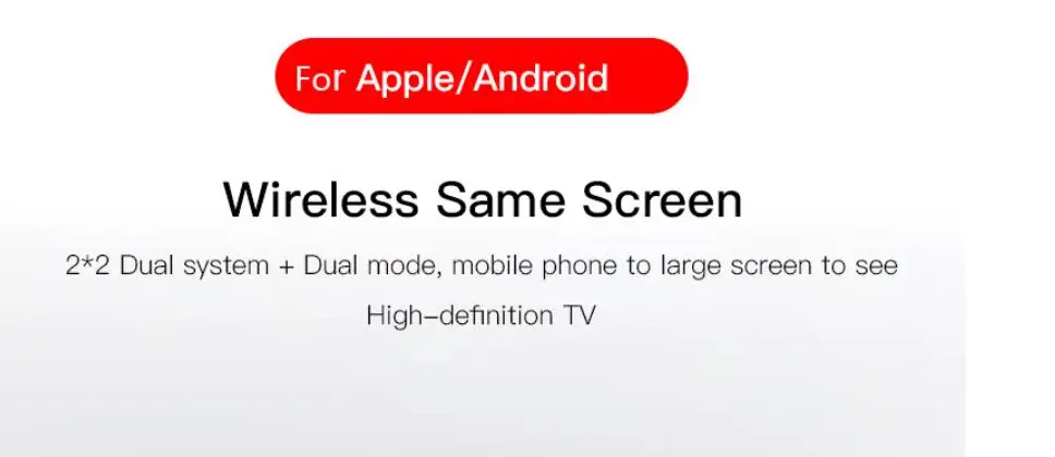 2,4G 1080P двойной режим Android tv Stick беспроводной HDMI Wifi Дисплей ключ Miracast Airplay Зеркало Двойная система для IOS проектор
