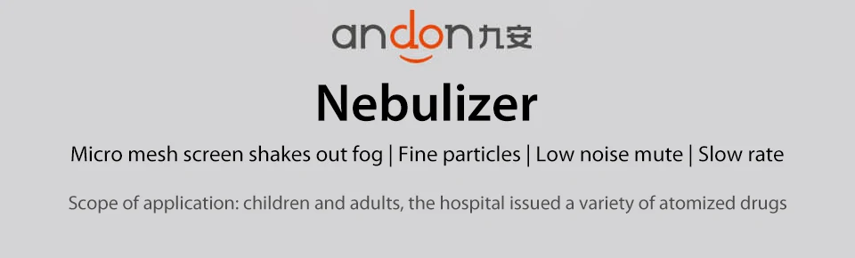 Xiaomi Andon Nebulizer Mini Portable Silent Atomizer USB Battery Handheld 0.2mlmin Rate Asthma Respirator Humidifier (1)