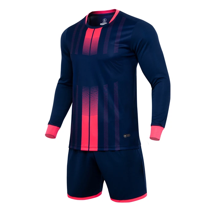 8607CX navy blue Комплект футболок с длинными рукавами для мужчин, мальчиков, женщин и детей, Спортивная тренировочная форма Survete, мужские футболки, комплекты футболок с принтом на заказ - Цвет: 8607CX navy blue