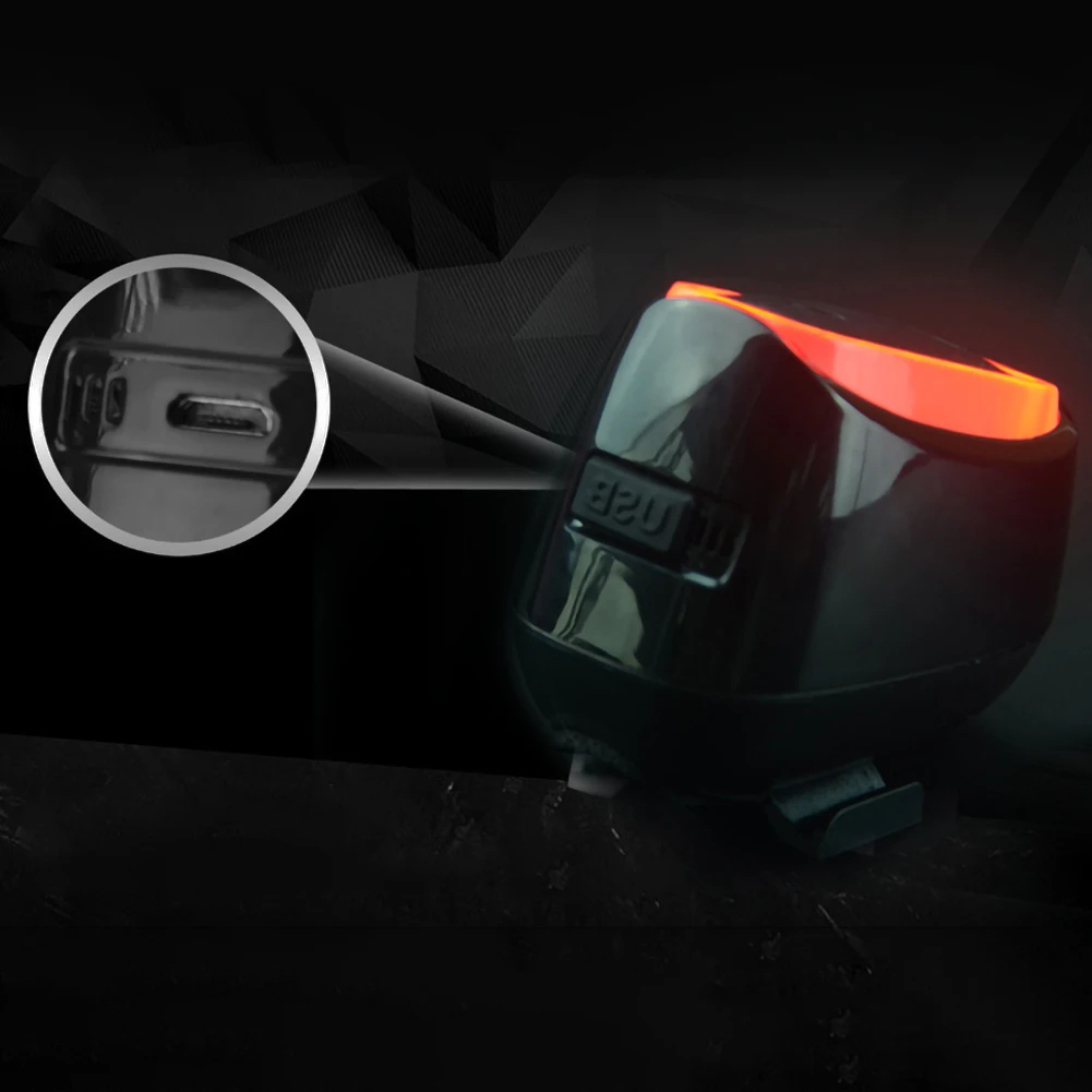 Велосипедный светильник USB зарядка светодиодный велосипед хвост работает на
