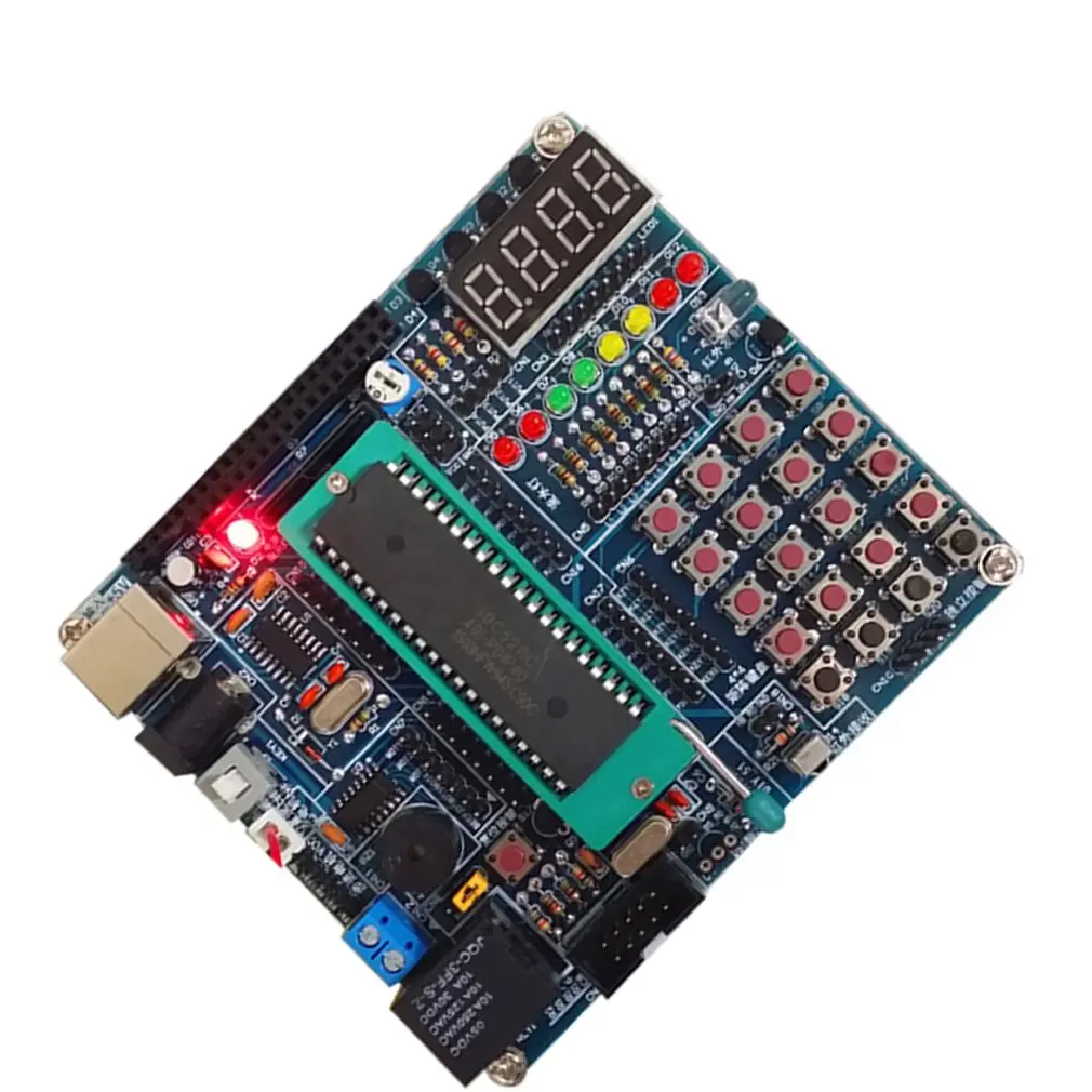 51 Mcu макетная плата обучающая Доска Набор Diy Набор сварочные компоненты 51 одночиповая основная плата части