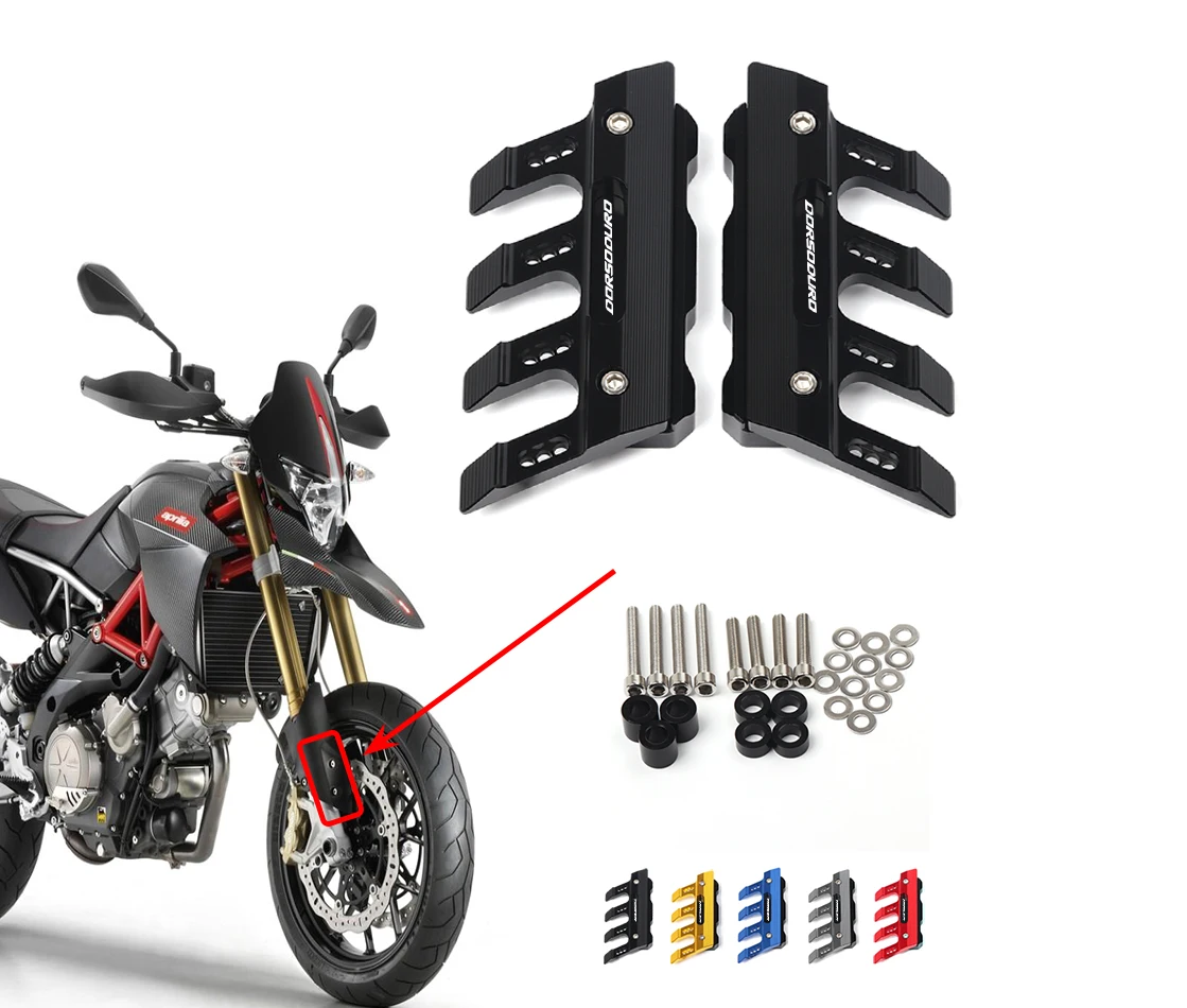Aprilia Dorsoduro 1200 750 Parafango Moto Protezione Forcella Anteriore Blocco Protezione Parafango Anteriore Accessori Cursore Anticaduta