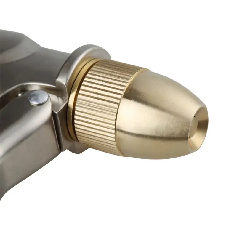 Garden Hose Nozzle, Heavy Duty Metal Spray with Full Brass Nozzle U90A