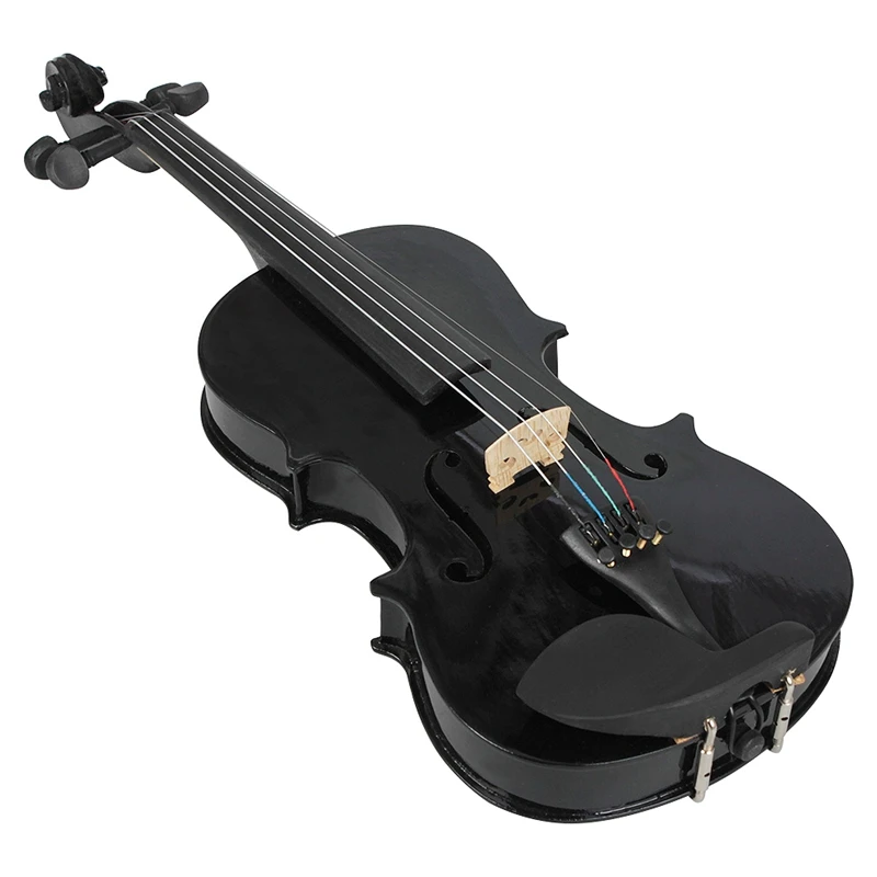 1/8 kids children natural acoustic violin fiddle with case bow